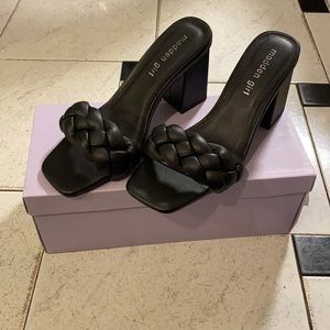 Madden Girl Black Sandals